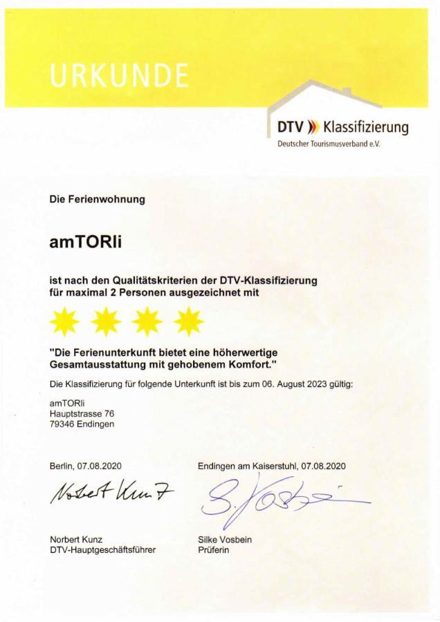 Apartamento Amtorli Endingen am Kaiserstuhl Exterior foto